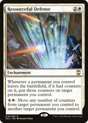 Magic the Gathering Resourceful Defense Streets of New Capenna Commander