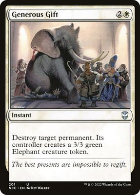 Magic the Gathering Generous Gift Streets of New Capenna Commander