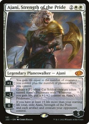 Magic the Gathering Ajani, Strength of the Pride Jumpstart 2022