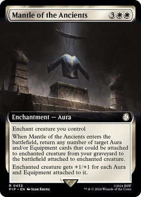 Magic the Gathering Mantle of the Ancients Extended Art Fallout Commander