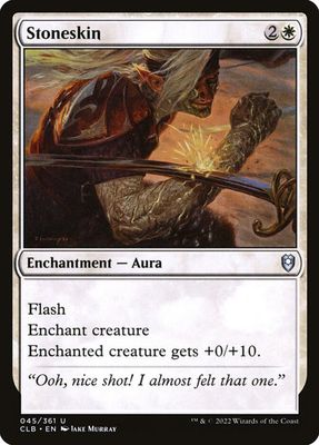 Magic the Gathering Stoneskin Commander Legends Battle for Baldur's Gate