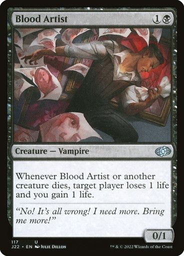 Magic the Gathering Blood Artist Jumpstart 2022