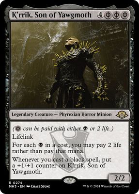 Magic the Gathering K'rrik, Son of Yawgmoth Modern Horizons 3