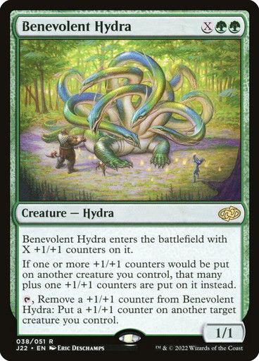 Magic the Gathering Benevolent Hydra Jumpstart 2022