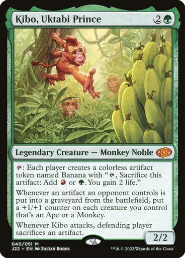 Magic the Gathering Kibo, Uktabi Prince Jumpstart 2022