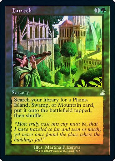 Magic the Gathering Farseek Retro Foil Ravnica Remastered