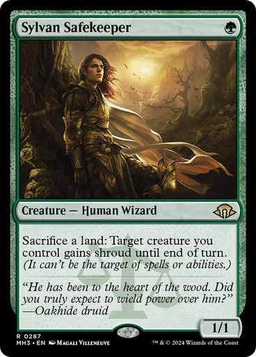 Magic the Gathering Sylvan Safekeeper Modern Horizons 3