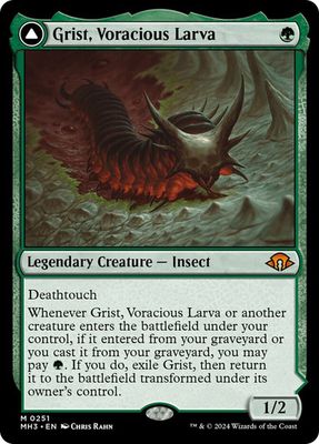 Magic the Gathering Grist, Voracious Larve Modern Horizons 3