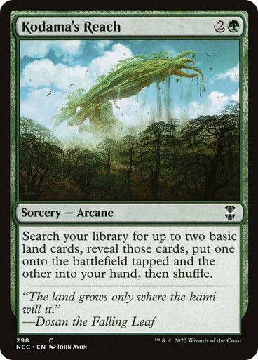 Magic the Gathering Kodama's Reach Streets of New Capenna Commander