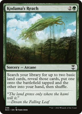 Magic the Gathering Kodama's Reach Streets of New Capenna Commander