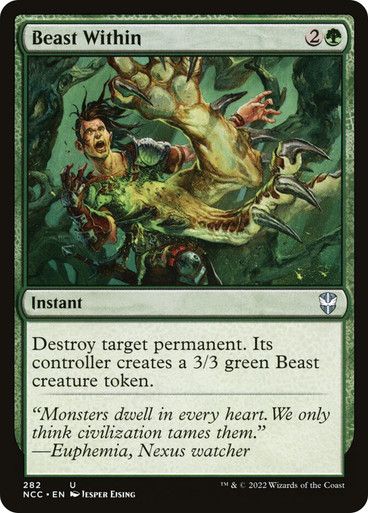 Magic the Gathering Beast Within Streets of New Capenna Commander