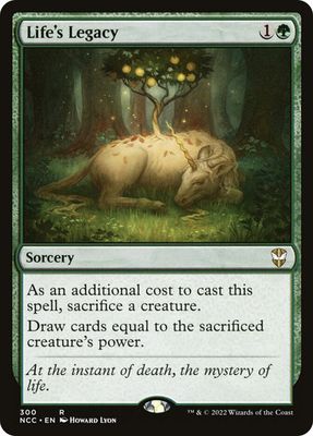 Magic the Gathering Life's Legacy Streets of New Capenna Commander