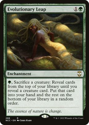 Magic the Gathering Evolutionary Leap Streets of New Capenna Commander