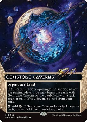 Magic the Gathering Gemstone Caverns Edge of Eternities Stellar Sights