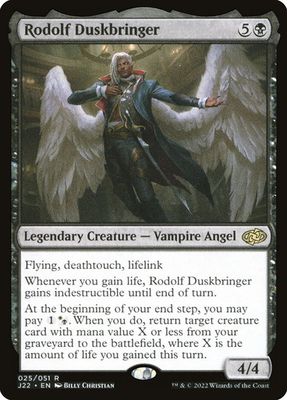 Magic the Gathering Endless Rodolf Duskbringer Jumpstart 2022