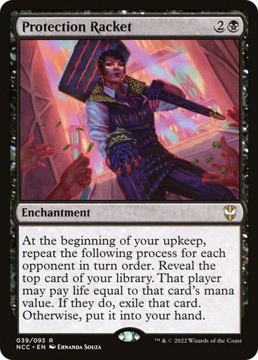 Magic the Gathering Protection Racket Streets of New Capenna Commander