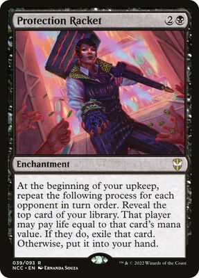 Magic the Gathering Protection Racket Streets of New Capenna Commander