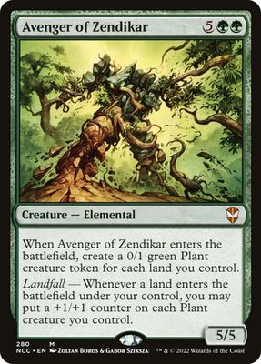 Magic the Gathering Avenger of Zendikar Streets of New Capenna Commander