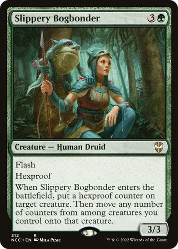 Magic the Gathering Slippery Bogbonder Streets of New Capenna Commander