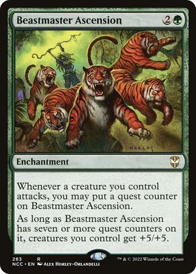 Magic the Gathering Beastmaster Ascension Streets of New Capenna Commander