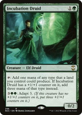 Magic the Gathering Incubation Druid Streets of New Capenna Commander