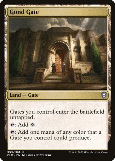 Magic the Gathering Gond Gate Commander Legends Battle for Baldur's Gate