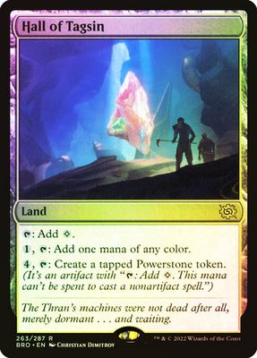 Magic the Gathering Hall of Tagsin Foil The Brothers' War