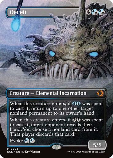 Magic the Gathering Deceit Borderless Lorwyn Eclipsed