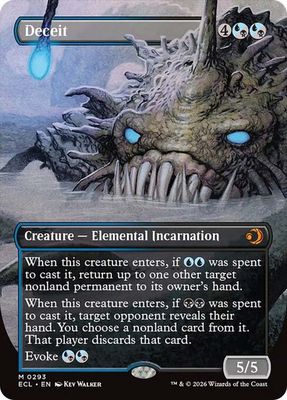 Magic the Gathering Deceit Borderless Lorwyn Eclipsed