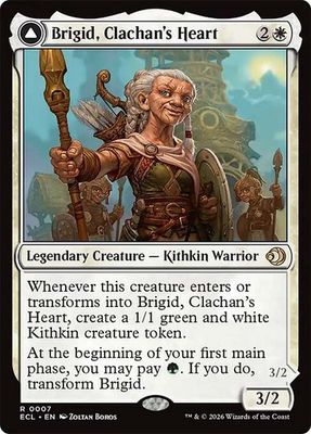 Magic the Gathering Brigid, Clachan's Heart Lorwyn Eclipsed