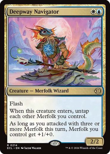 Magic the Gathering Deepway Navigator Lorwyn Eclipsed