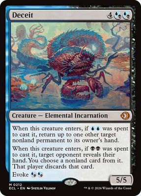 Magic the Gathering Deceit Lorwyn Eclipsed