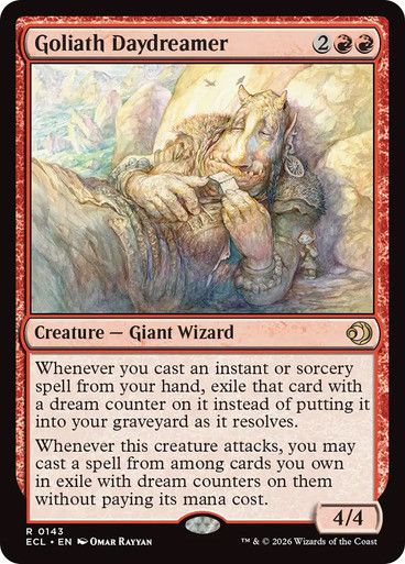 Magic the Gathering Goliath Daydreamer Lorwyn Eclipsed