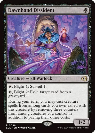 Magic the Gathering Dawnhand Dissident Lorwyn Eclipsed