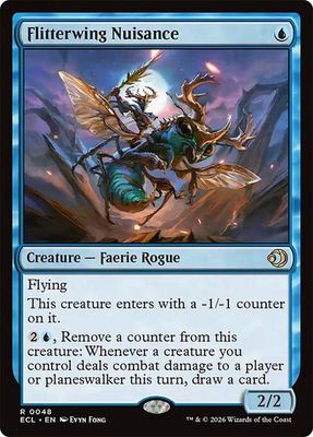 Magic the Gathering Flitterwing Nuisance Lorwyn Eclipsed