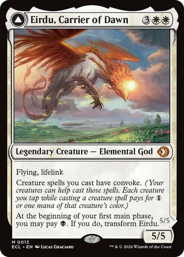 Magic the Gathering Eirdu, Carrier of Dawn Lorwyn Eclipsed