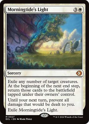 Magic the Gathering Morningtide's Light Lorwyn Eclipsed