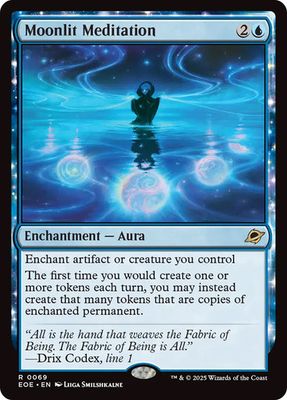 Magic the Gathering Moonlit Meditation Edge of Eternities