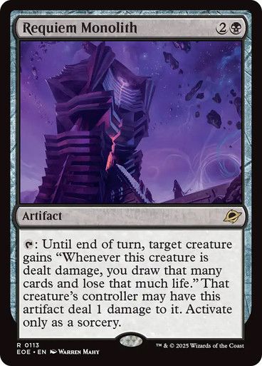 Magic the Gathering Requiem Monolith Edge of Eternities
