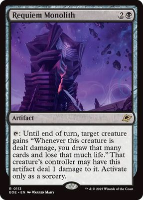 Magic the Gathering Requiem Monolith Edge of Eternities