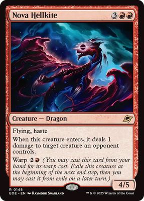 Magic the Gathering Nova Hellkite Edge of Eternities