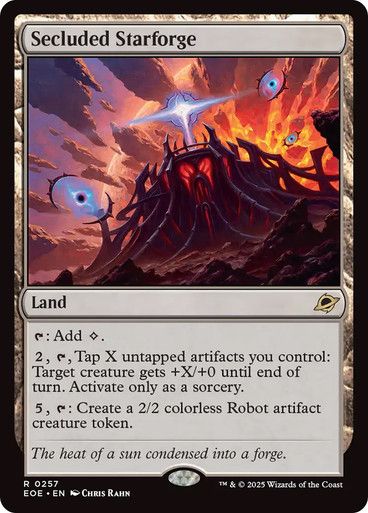 Magic the Gathering Secluded Starforge Edge of Eternities