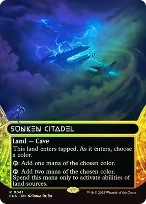 Magic the Gathering Sunken Citadel Foil Edge of Eternities Stellar Sights