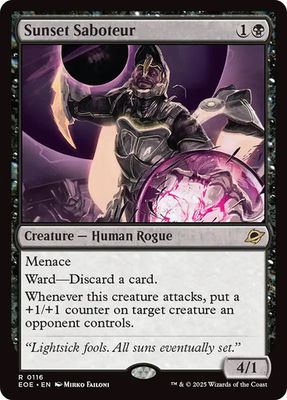 Magic the Gathering Sunset Saboteur Edge of Eternities