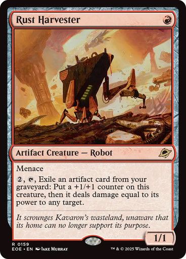 Magic the Gathering Rust Harvester Edge of Eternities