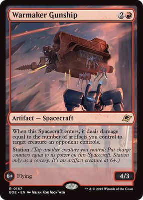 Magic the Gathering Warmaker Gunship Edge of Eternities