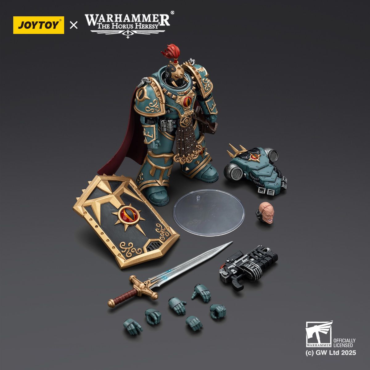 PRE-ORDER Joy Toy Warhammer 40k Sons of Horus 'Little’ Horus Aximand,Captain of the 5th Company