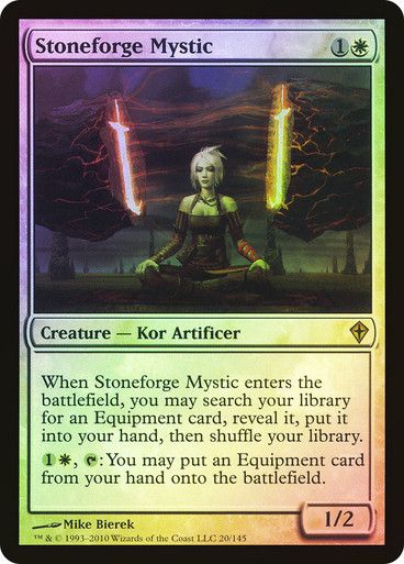 Magic the Gathering Stoneforge Mystic Foil Worldwake