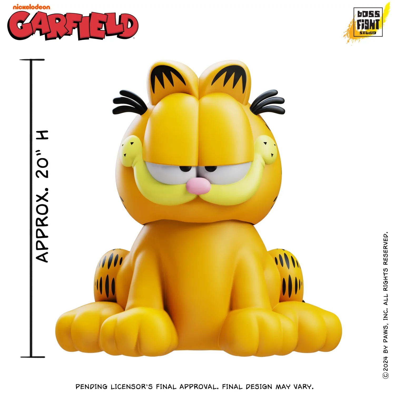 PRE-ORDER Boss Fight Studios Garfield Gigantic 1:1 Figure
