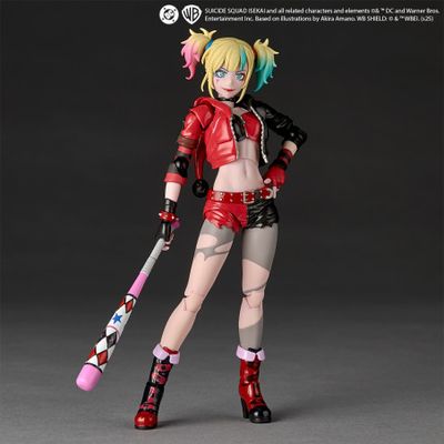 PRE-ORDER Kaiyodo Revoltech Amazing Yamaguchi Harley Quinn Suicide Squad ISEKAI Ver. Action Figure